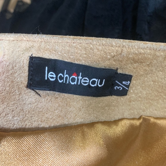 Suede skirt 3/4 EUC - Picture 6 of 7